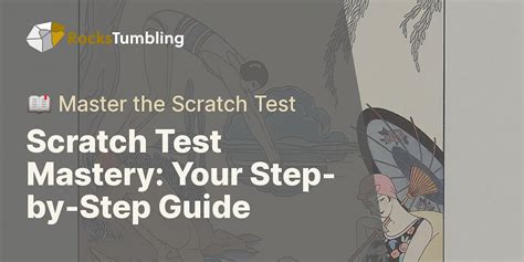 rocks tumbling scratch test